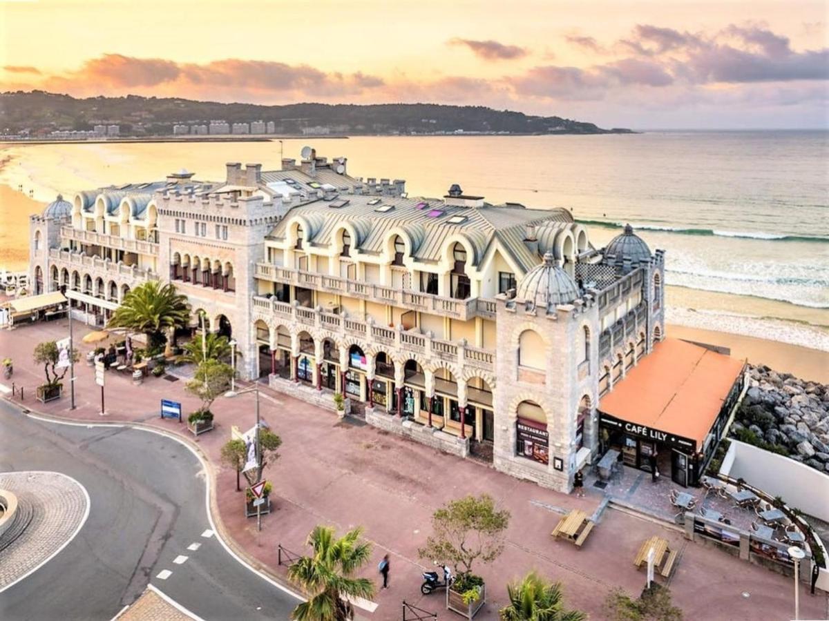 Appartement Moderne A 300M De La Plage Avec Terrasse Et Parking Securise - Fr-1-2-417 アンダイエ エクステリア 写真